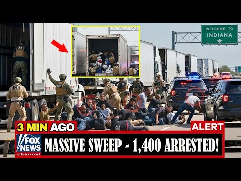 Indiana STUNNED: ICE Operation Nets 1,400 Arrests in Massive Crackdown