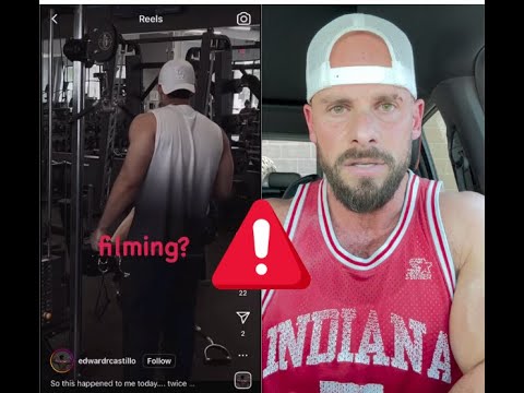 This gym should kick him OUT! 😤