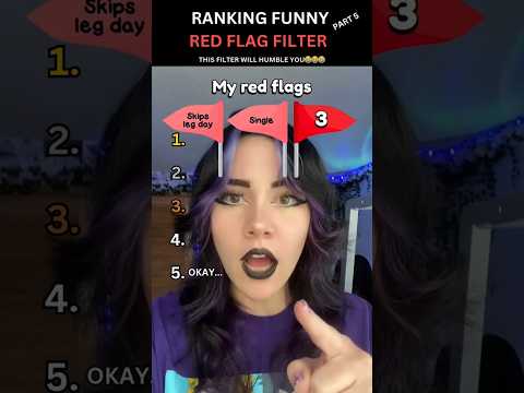 Funny Red Flag Filter REACTIONS Part 5 #shorts #funny