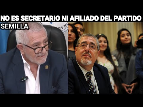 REGISTRADOR DE CIUDADANOS REVELA QUE ARÉVALO NO ES SECRETARIO NI AFILIADO DEL PARTIDO SEMILLA, GUATE