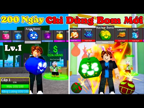 [BloxFruit] 200 Ngày Thức Tỉnh BOOM V2 Từ Lv1 Mở Skin Hiếm Nhất Với Sức Mạnh Siu Bá