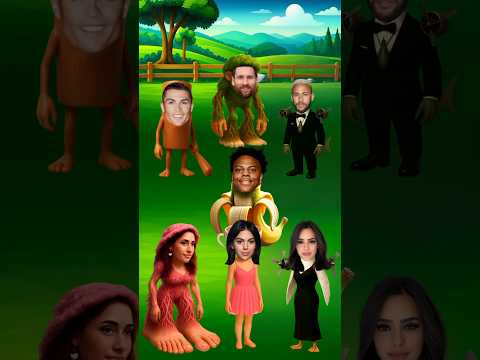 ¿Quién es el verdadero papá?👨 Messi🌳 vs Cristiano⚾ vs Neymar🦇 vs MrBeast🛞 – ¡Ella Decide!👧👩‍⚖️