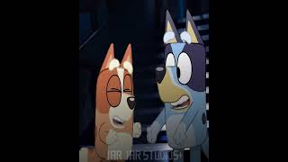 Blue and Orange Foxes play with Anakin Skywalker