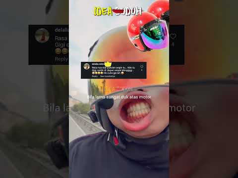 BILA AKAK DAH BOSAN NAIK MOTOR
