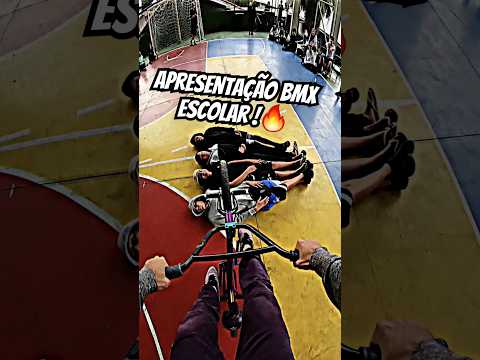 Fiz Uma Apresentação Na Escola de Bmx ! Ambiente Controlado e Seguro. #bmx #bike #bmxbrasil