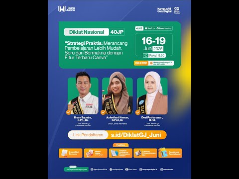 Podcast Merancang Pembelajaran Lebih Mudah, Seru dan Bermakna dengan Fitur Terbaru Canva