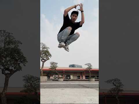 Tutorial bikin video lompatin gedung, kalian wajib cobain deh! #tips #tutorial #trending #shorts