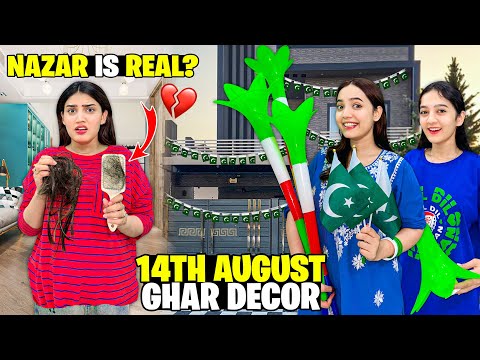 Nazar Is Real?😰💔|14th August Ki Tayaarian Karli😍🇵🇰|Sabko Gender Reveal Kardia🥰♥️|Sistrology