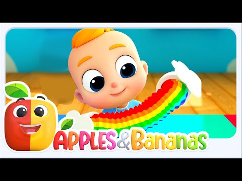 Rainbow Color Song For Kids + More Nursery Rhymes In English