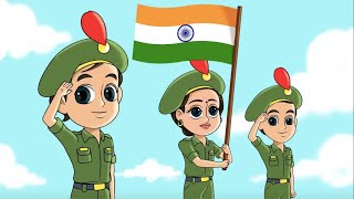 Nanha Munna Rahi Hoon I नन्हा मुन्ना राही हूँ I FunForKidsTV - Hindi Rhymes #jaihind