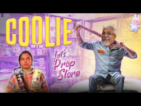 COOLIE as a day for Let's Prop Store 🦄💜| Vechi Senjitaaa...! 😭