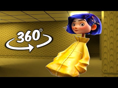 360° Coraline chases you in BACKROOMS #2 | VR 4K Experience