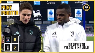POST PISA - JUVENTUS 0-2 | INTERVISTA YILDIZ E KALULU