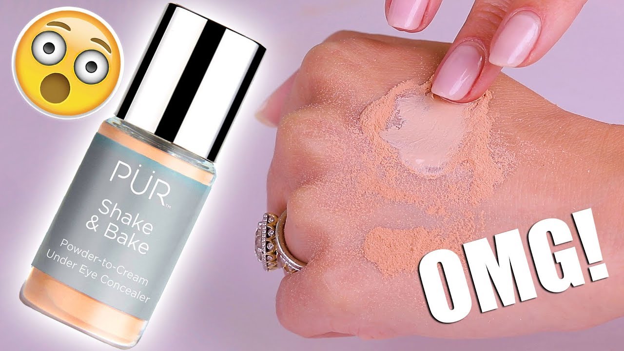 POWDER to CREAM CONCEALER. OMG