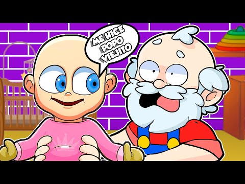 ¡me CONVIERTO en NIÑERA de un BEBE MALDITO! 🍼😈😰 en BABYLIRIOUS