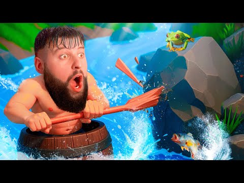 🪵 REMANDO COMO UN LOCO EN UN BARRIL! 🚣