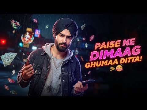 Paise Ne Dimaag Ghumaa Ditta! 🤯 | Viral Punjabi Rap 2025 | Funny Desi Swag Anthem