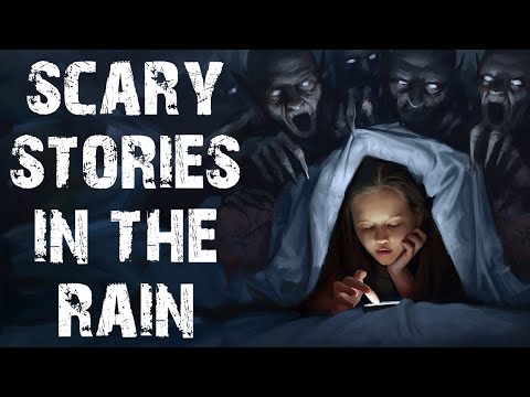 True Scary Stories Told In The Rain | 50 True Disturbing Stories With Black Screen For Sleep