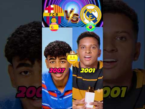 BARCELONA VS REAL MADRID STARS BIRTH YEARS EXPOSED! 😱