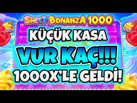 SWEET BONANZA 1000 KÜÇÜK KASA 🍭| VUR KAÇ TAKTİĞİ! 🍭SLOT OYUNLARI TAKTİK VURGUN 🍭