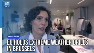 YouTube video thumbnail:  EU Runs Climate Disaster Drills in Brussels Amid Rising Emergencies