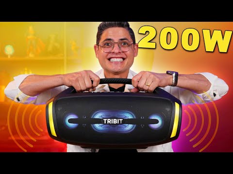 Caixa de Som TRIBIT StormBox Blast 2 com 200W RMS! Unboxing e Impressões