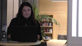 Anita Veckalne par stāstu bibliotēkām un diskusija. X Latvijas stāstnieku konference. 17.12.2025