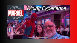Worlds of Marvel: Dining Experience on the Disney Wish
