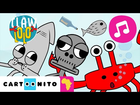 Zombies Friends 🎵 Fun Dance with Sea Animals 🌊 | Songs for Kids | Clawlolo 🦀 | Cartoonito Africa