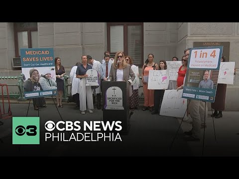 YouTube video thumbnail: Advocates Gather in Philadelphia to Sound Alarm About Possible Medicaid Cuts
