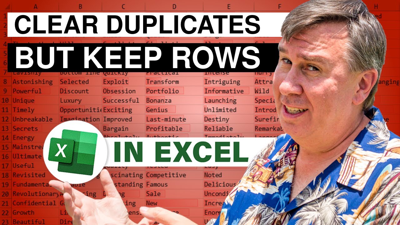 Excel Remove Duplicate Amounts But Do Not Remove Rows 2382