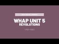 Revolutions and Responses in History