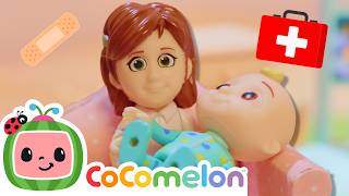 The Sick Song💊 + MORE CoComelon Nursery Rhymes Pretend Play | CoComelon Toy Play