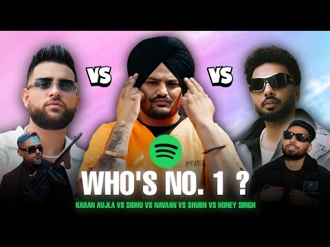 Karan Aujla Vs Sidhu Moosewala Vs Navaan Sandhu (Spotify Wrapped) 🤯 Who's No.1 Artist ?