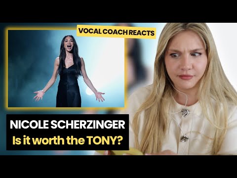 Vocal Coach|Reacts Nicole Scherzinger Live TONY'S