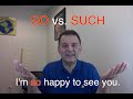 Understanding 'So' and 'Such' Usage