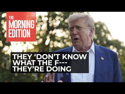 What was behind Trump's f-bomb?