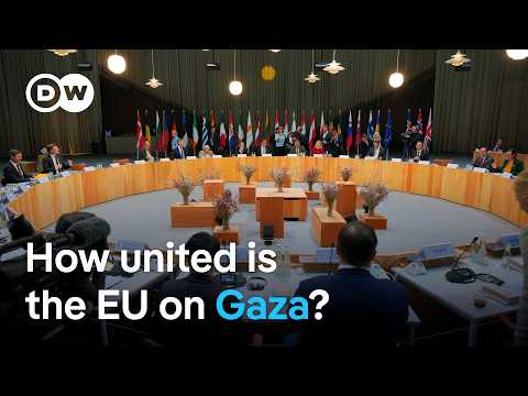 YouTube video thumbnail: EU Foreign Ministers Debate Action on Gaza at Copenhagen Summit