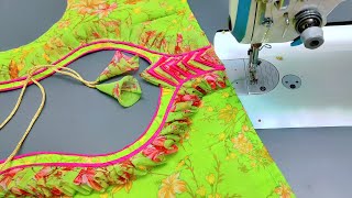 Simple Model Blouse cutting and Stitching | Latest model blouse cutting and Stitching |