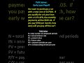 Loan Payment Calculations and Terms