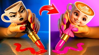 Ballerina Cappuccina Adopted Espressona Signora! From Bad to Good Italian Brainrot Glow Up!
