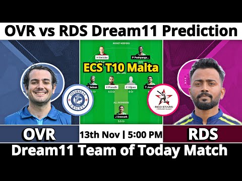 OVR vs RDS Dream11 Prediction | Dream11 Team Of Today Match | Dream11 Prediction Today Match