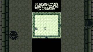 NPC that follows on command in GB Studio!  #gameboy #gamedev #npc