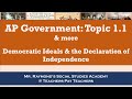 Foundations of Government Principles