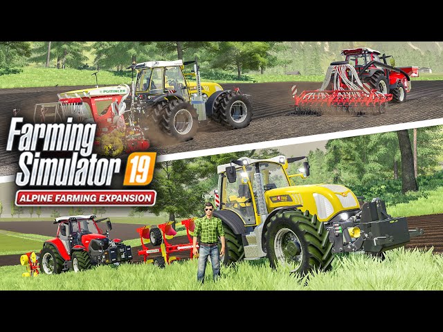 *ÇAYIRI SÜRDÜK, YONCA EKTİK*  FS19 Alpine DLC - Bölüm 22