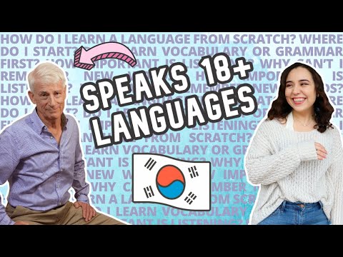 Asking a POLYGLOT How to Learn a Language From SCRATCH ft. @Thelinguist