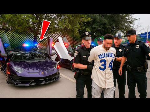 RODANDO MI LAMBORGHINI AVENTADOR SVJ Y REVUELTO PERO LLEGA LA POLICIA || ALFREDO VALENZUELA