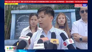 “COW IS NOT MOTHER FOR US ” DON’T DICTATE ON FOOD HABITS OF INDIGENOUS PEOPLE  SAYS AAPSU