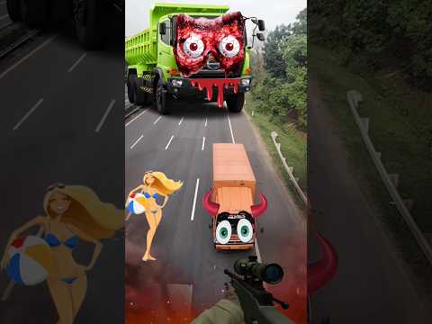 amazing truck zombie pocong #truck #truk #shorts