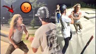Worlds Angriest Scooter Rider 😡🛴 Roman Dellapena #skatepark #scooter #reels #fyp #gopro #tricks